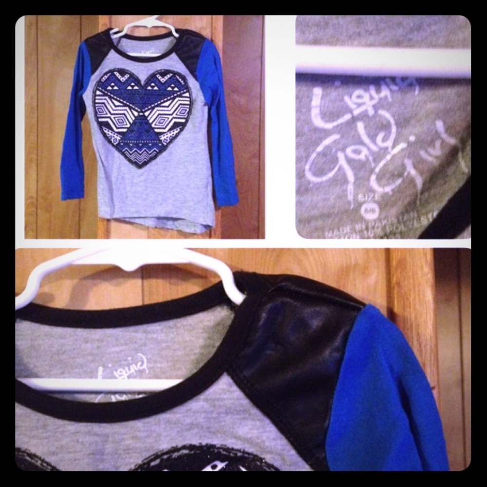 Girls blue long sleeve